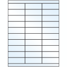 2.83" x 1"  Sheet Label