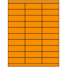 2.83" x 1"  Sheet Label
