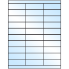 2.83" x 1"  Sheet Label