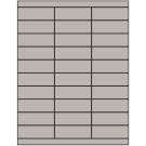 2.83" x 1"  Sheet Label
