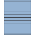 2.83" x 1"  Sheet Label