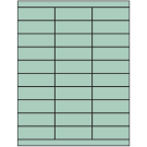2.83" x 1"  Sheet Label