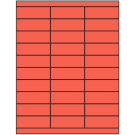 2.83" x 1"  Sheet Label