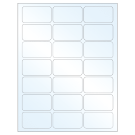 2.512" x 1.378"  Sheet Label