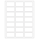 2.512" x 1.378"  Sheet Label