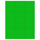 2.512" x 1.378"  Sheet Label