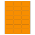 2.512" x 1.378"  Sheet Label