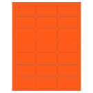 2.512" x 1.378"  Sheet Label