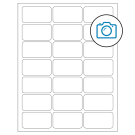 2.512" x 1.378"  Sheet Label