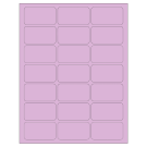 2.512" x 1.378"  Sheet Label