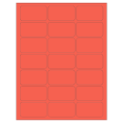 2.512" x 1.378"  Sheet Label