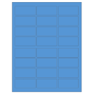 2.5" x 1.125"  Sheet Label