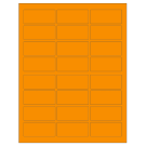 2.5" x 1.125"  Sheet Label