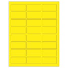 2.5" x 1.125"  Sheet Label