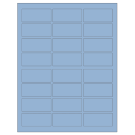 2.5" x 1.125"  Sheet Label