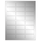 2.5" x 1.125"  Sheet Label