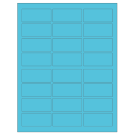 2.5" x 1.125"  Sheet Label