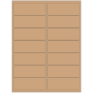 4" x 1.4375"  Sheet Label