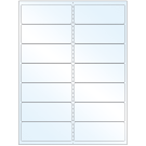 4" x 1.4375"  Sheet Label