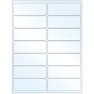 4" x 1.4375"  Sheet Label