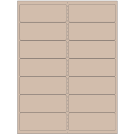 4" x 1.4375"  Sheet Label