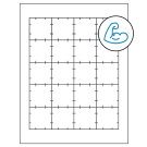 1.75" x 1.75"  Sheet Label