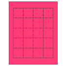 1.75" x 1.75"  Sheet Label