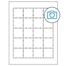 1.75" x 1.75"  Sheet Label