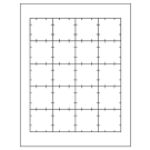 1.75" x 1.75"  Sheet Label
