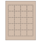 1.75" x 1.75"  Sheet Label