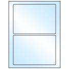 7" x 4.875"  Sheet Label