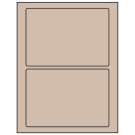 7" x 4.875"  Sheet Label