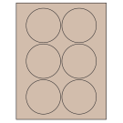 3.25" x 3.25"  Sheet Label