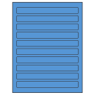 7.5" x 0.75"  Sheet Label