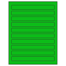 7.5" x 0.75"  Sheet Label