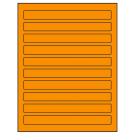 7.5" x 0.75"  Sheet Label