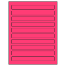 7.5" x 0.75"  Sheet Label