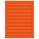 7.5" x 0.75"  Sheet Label