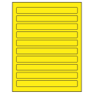 7.5" x 0.75"  Sheet Label