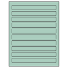 7.5" x 0.75"  Sheet Label