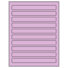 7.5" x 0.75"  Sheet Label