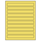 7.5" x 0.75"  Sheet Label