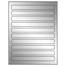 7.5" x 0.75"  Sheet Label