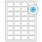 1.75" x 1.125"  Sheet Label
