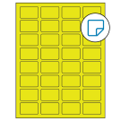 1.75" x 1.125"  Sheet Label