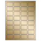 1.75" x 1.125"  Sheet Label