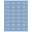 1.75" x 1.125"  Sheet Label