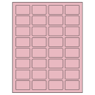1.75" x 1.125"  Sheet Label