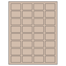 1.75" x 1.125"  Sheet Label