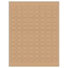 0.875" x 0.5"  Sheet Label